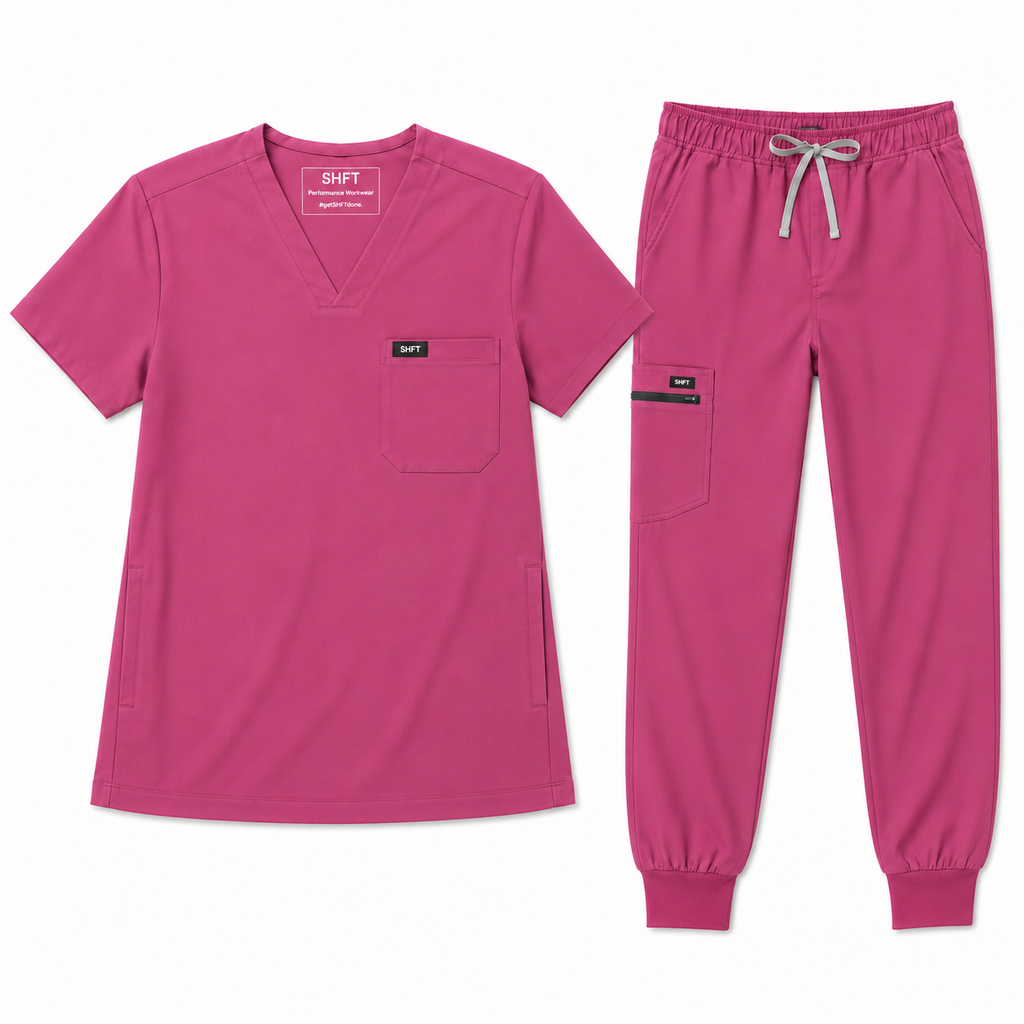 SHFT Core Scrub Set - Hot Pink (Pre-order)