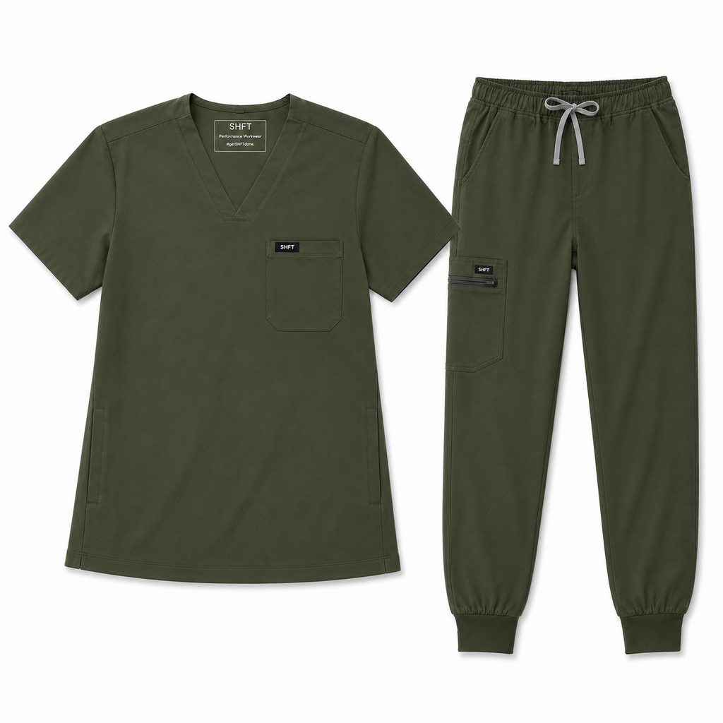 SHFT Core Scrub Set (Olive)